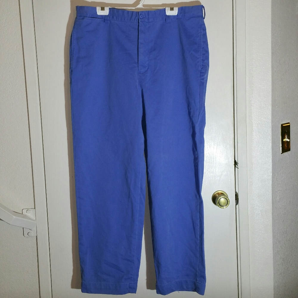 Polo by Ralph Lauren blue cotton pants, 38 / 30